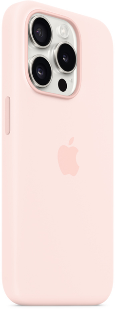 Панель Apple MagSafe Silicone Case для Apple iPhone 15 Pro Light Pink (MT1F3) - зображення 5