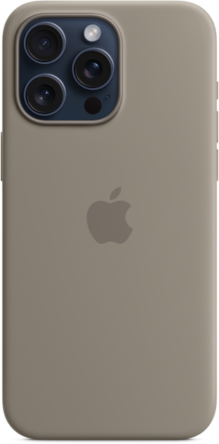 Etui Apple MagSafe Silicone Case do Apple iPhone 15 Pro Max Clay (MT1Q3) - obraz 2