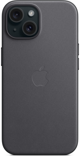 Etui Apple MagSafe FineWoven Case do Apple iPhone 15 Black (MT393) - obraz 5