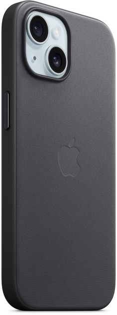 Etui Apple MagSafe FineWoven Case do Apple iPhone 15 Black (MT393) - obraz 6