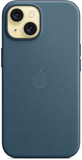 Etui Apple MagSafe FineWoven Case do Apple iPhone 15 Pacific Blue (MT3G3) - obraz 3