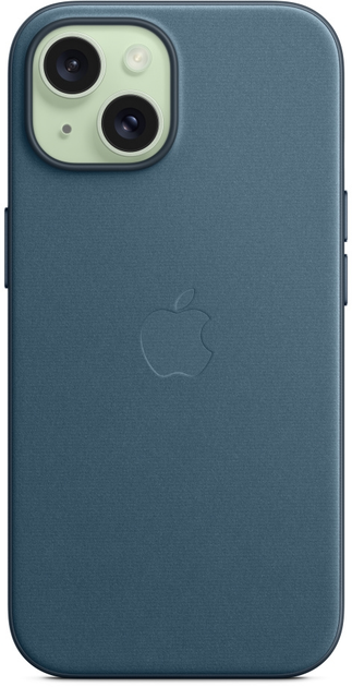 Etui Apple MagSafe FineWoven Case do Apple iPhone 15 Pacific Blue (MT3G3) - obraz 4