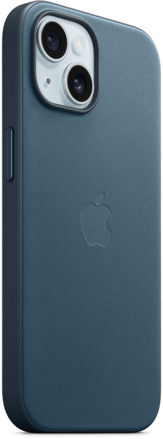 Etui Apple MagSafe FineWoven Case do Apple iPhone 15 Pacific Blue (MT3G3) - obraz 6