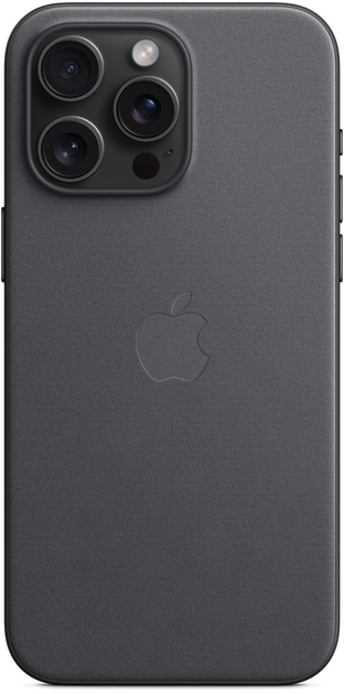 Etui Apple MagSafe FineWoven Case do Apple iPhone 15 Pro Max Black (MT4V3) - obraz 4