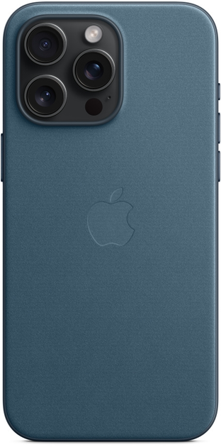 Etui Apple MagSafe FineWoven Case do Apple iPhone 15 Pro Max Pacific Blue (MT4Y3) - obraz 4