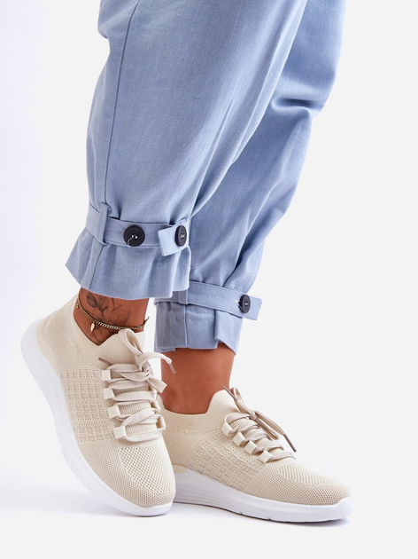 Sneakersy damskie Nikilla 37 Jasnobeżowe (5905677458138) - obraz 6
