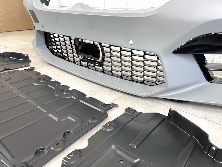 Передний бампер M5 F90 стиль BMW 5 Series G30 G31 LCI 2020- KINDLE для BMW 5 series G30 2017-2023 (8168) - изображение 5