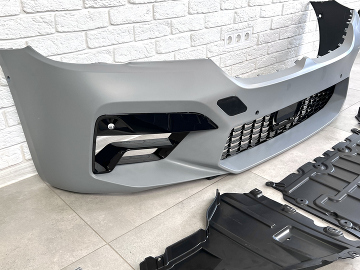 Передний бампер M5 F90 стиль BMW 5 Series G30 G31 LCI 2020- KINDLE для BMW 5 series G30 2017-2023 (8168) - изображение 6