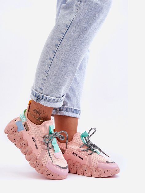 Sneakersy damskie Evolution 39 Jasnoróżowe (5905677436846) - obraz 3