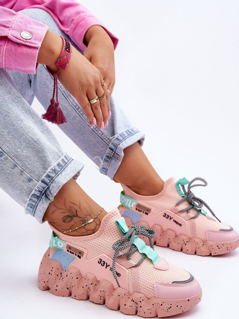 Sneakersy damskie Evolution 39 Jasnoróżowe (5905677436846) - obraz 7