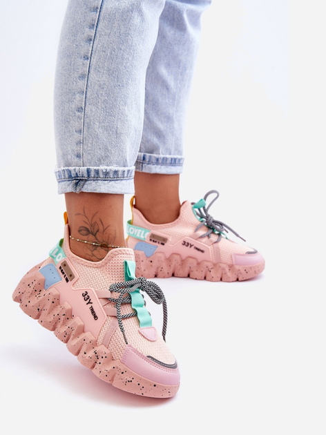 Sneakersy damskie Evolution 41 Jasnoróżowe (5905677436860) - obraz 5