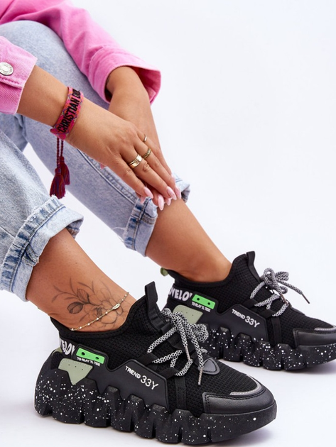 Sneakersy damskie Evolution 41 Czarne (5905677436686) - obraz 6