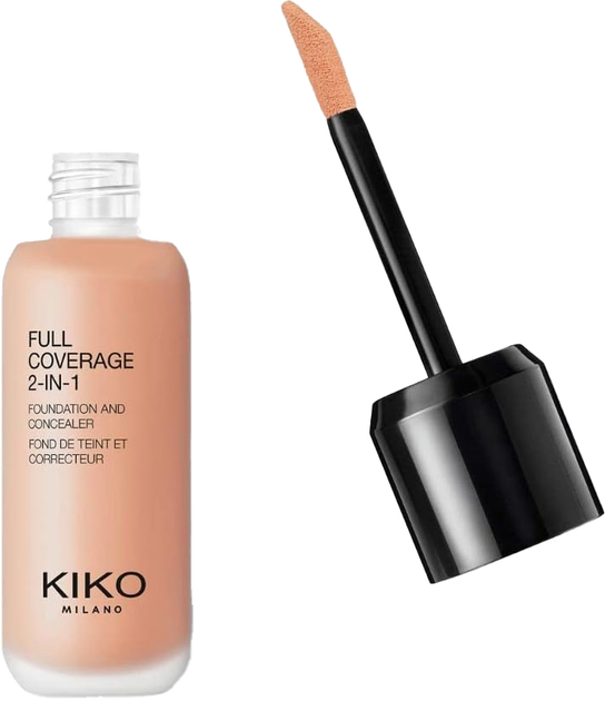 Podkład Kiko Milano Full Coverage 2-in-1 Foundation & Concealer Cool Rose 20 25 ml (8025272636452) - obraz 1