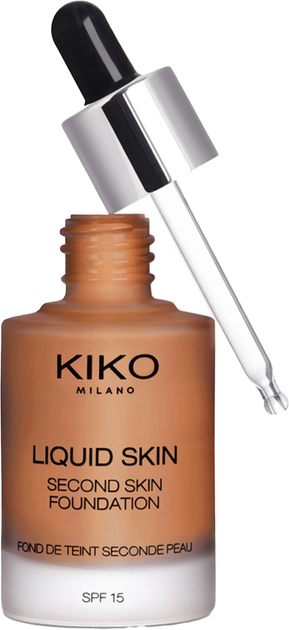 Тональна основа для обличчя Kiko Milano Liquid Second Skin Foundation Neutral 145 30 мл (8025272629713) - зображення 1