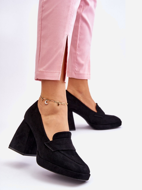 Loafersy Vinceza Adriel 36 Czarne (3073305541810) - obraz 3