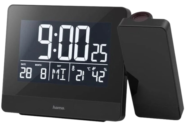 Zegar z projektorem Hama Plus Charge (4047443425812) - obraz 3