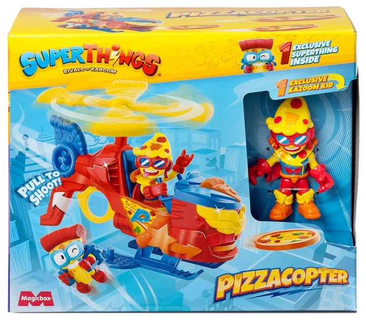 Pojazd Magic Box SuperThings Pizzacopter (8431618023136) - obraz 1