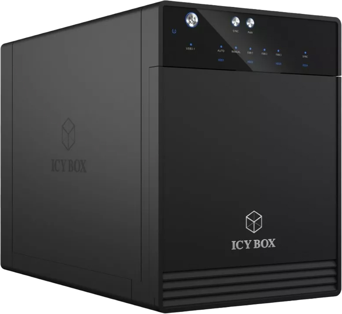 Obudowa Icy Box do HDD/SSD USB 3.1 Type-C Czarny (IB-3740-C31) - obraz 4