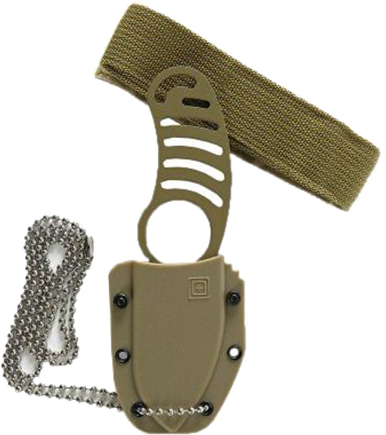 Ніж 5.11 Tactical Sidekick Boot Knife 51023C-328 Пісочний (2000980507726) - зображення 2