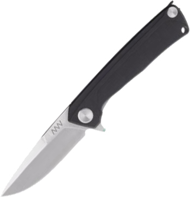 Нож складной ANV Knives Z100 Liner lock, G10, Plain Edge ANVZ100-008 Черный (2000980604487) - изображение 1