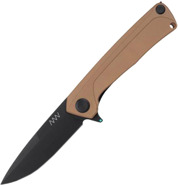 Нож складной ANV Knives Z100 DLC, Liner lock, G10, Plain Edge ANVZ100-023 Койот (2000980604548) - изображение 1