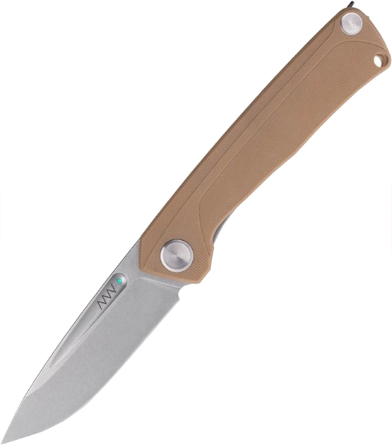Нож складной ANV Knives Z200 Liner lock, G10, Plain Edge ANVZ200-008 Койот (2000980604593) - изображение 1