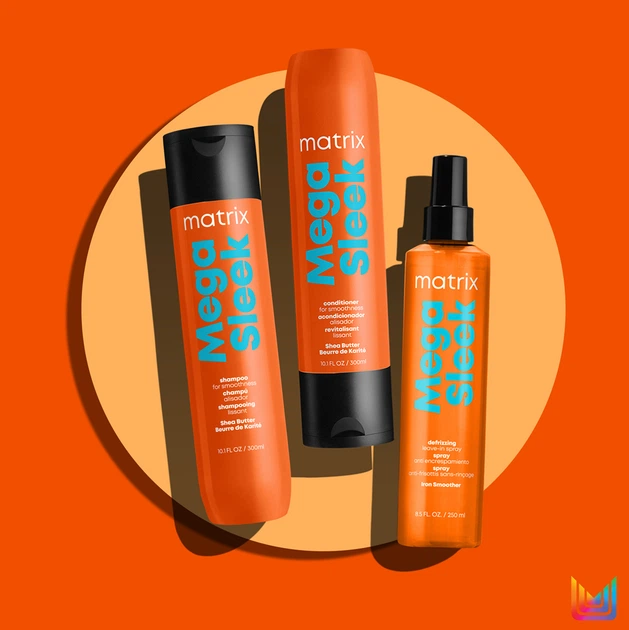 Odżywka Matrix Total Results Mega Sleek Iron w sprayu bez spłukiwania zapobiegająca puszeniu się włosów 250 ml (3474637206062) - obraz 3