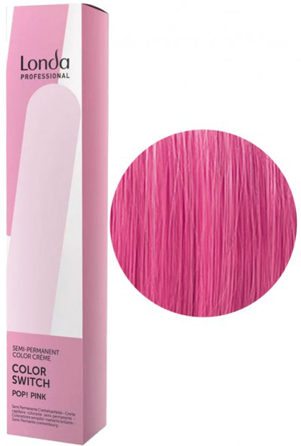 Barwnik koloryzujący Londa Professional Color Switch Semi Permanent Color Creme Pop! Pink 80 ml (3614226746108) - obraz 1