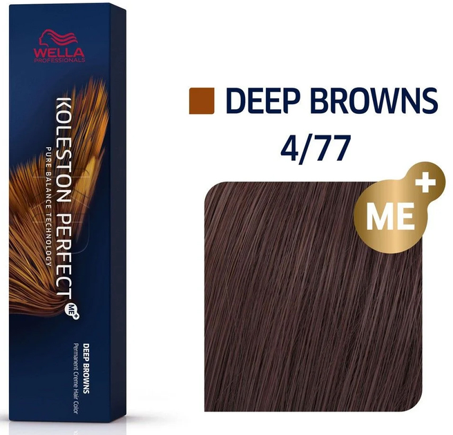 Фарба для волосся Wella Professionals Koleston Perfect Me+ Deep Browns 4/77 60 мл (8005610626192) - зображення 2