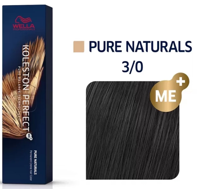 Фарба для волосся Wella Professionals Koleston Perfect Me+ Pure Naturals 3/0 60 мл (8005610626093) - зображення 2