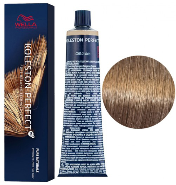 Farba do włosów Wella Professionals Koleston Perfect Me+ Pure Naturals 8/03 60 ml (8005610663401) - obraz 1