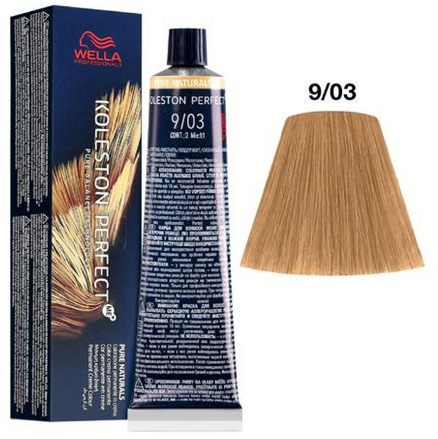 Фарба для волосся Wella Professionals Koleston Perfect Me+ Pure Naturals 9/03 60 мл (8005610627663) - зображення 2