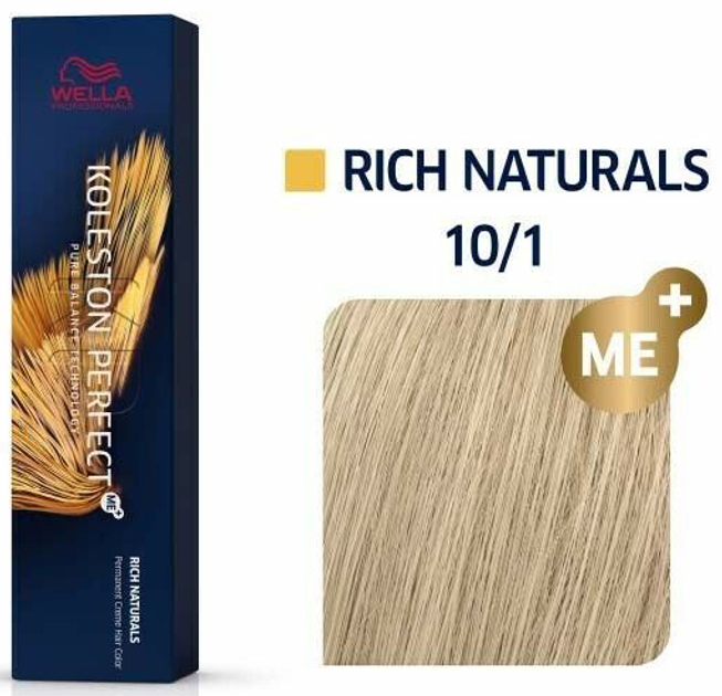 Farba do włosów Wella Professionals Koleston Perfect Me+ Rich Naturals 10/1 60 ml (8005610627908) - obraz 2