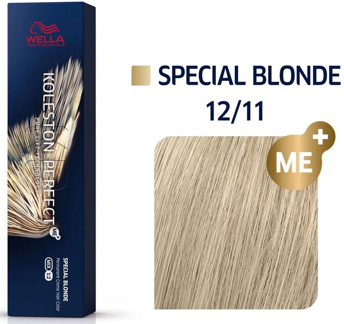 Farba do włosów Wella Professionals Koleston Perfect Me+ Special Blonde 12/11 60 ml (8005610628196) - obraz 2