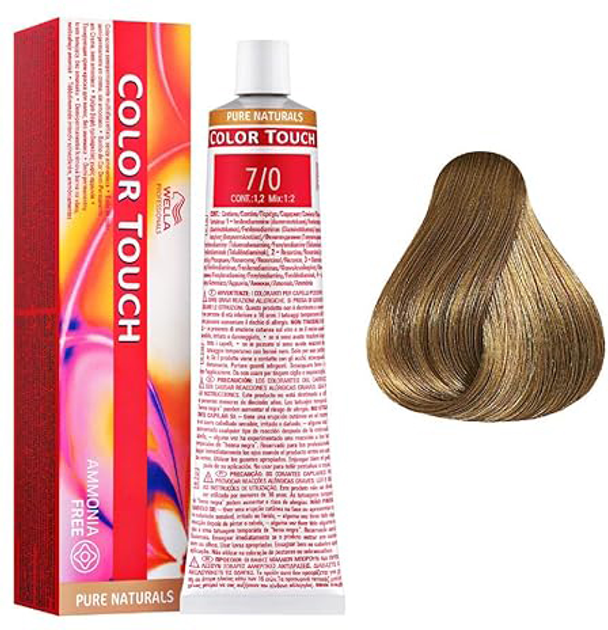 Farba do włosów Wella Professionals Color Touch Pure Naturals 7/0 60 ml (4015600044121) - obraz 1