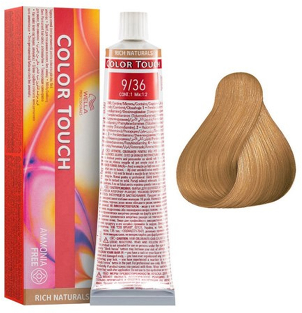 Farba do włosów Wella Professionals Color Touch Rich Naturals 9/36 60 ml (4015600035877) - obraz 1