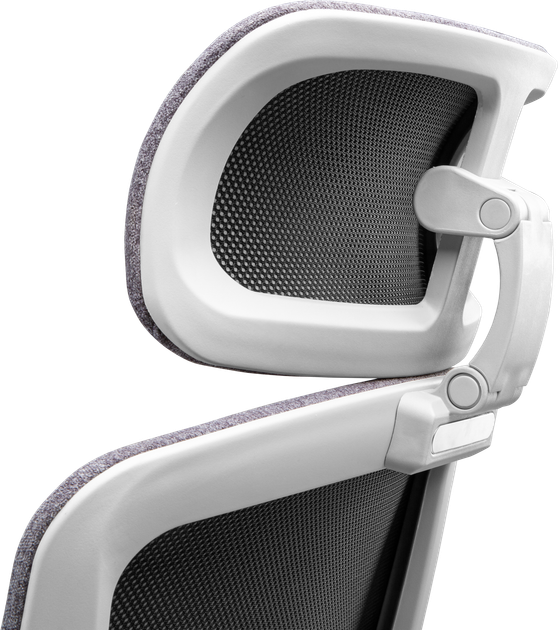 Офісне ергономічне крісло GT Racer B-523 Gray - зображення 3