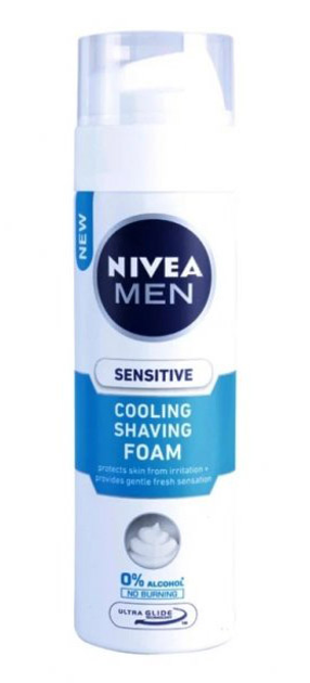 Гель для гоління Nivea Men Sensitive Cool Shaving Gel 200 мл (4005900141392) - зображення 1