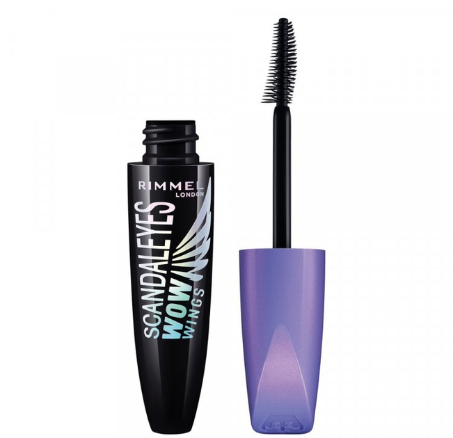 Tusz wydłużający rzęsy Rimmel London Scandaleyes Wow Wings Mascara 003 Extreme Black 12 ml (3614226353122) - obraz 1