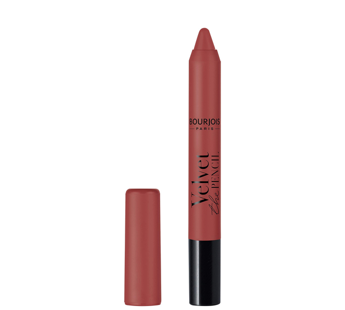 Szminka do ust Bourjois Velvet The Pencil Lipstick 08 Less Is Brown 3 g (3614227208933) - obraz 1