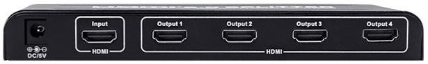 Aktywny rozdzielacz Qoltec Splitter HDMI 2.0 1x4 (5901878523330) - obraz 2