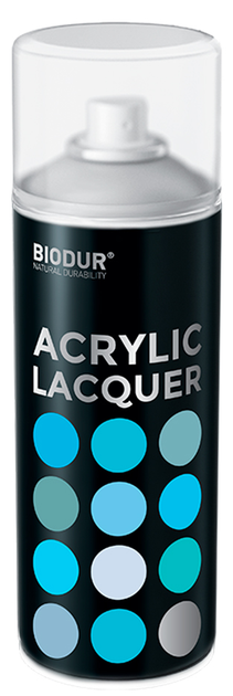 Lakier aerozolowy Biodur akrylowy bezbarwny 400 ml (4820155687712) - obraz 1