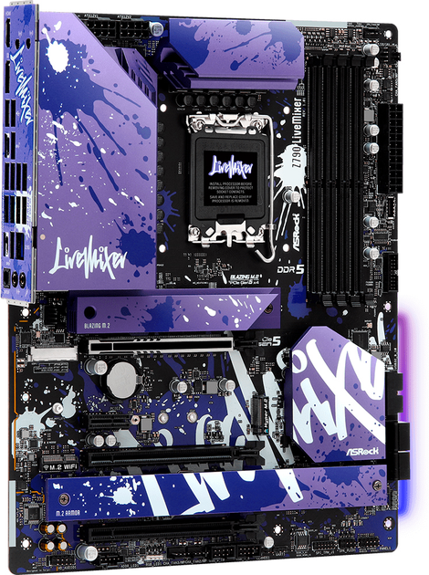 Материнська плата ASRock Z790 LiveMixer (s1700, Intel Z790, PCI-Ex16) - зображення 4