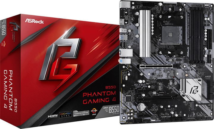 Материнська плата ASRock B550 Phantom Gaming 4 (sAM4, AMD B550, PCI-Ex16) - зображення 5