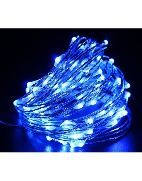 Светодиодная гирлянда нить на 50 Led "Капли росы" 5 м на батарейках ...