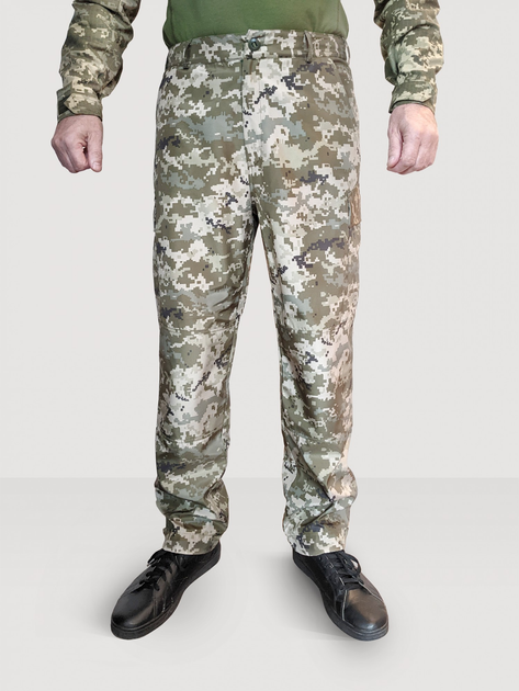 Штани тактичні, військові ЗСУ на флісі піксель зимові Розмір XL (52) - зображення 1