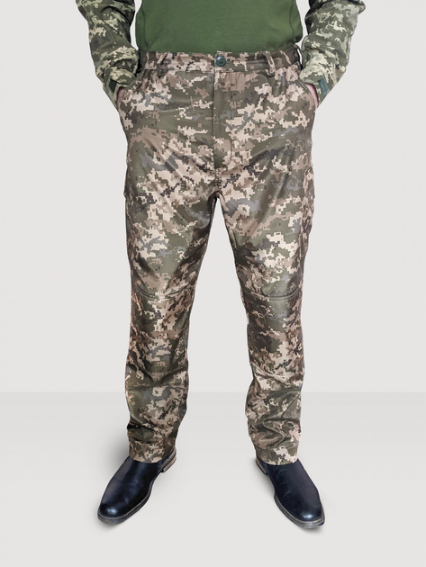 Штани утеплені на флісі тактичні, військові ЗСУ зимові піксель Розмір 3XL (56) - зображення 1