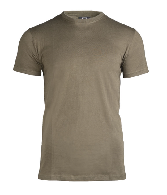 Футболка тактична бавовна Mil-Tec XL чоловіча літня футболка Оливковий (11011001-905-XL) - зображення 1