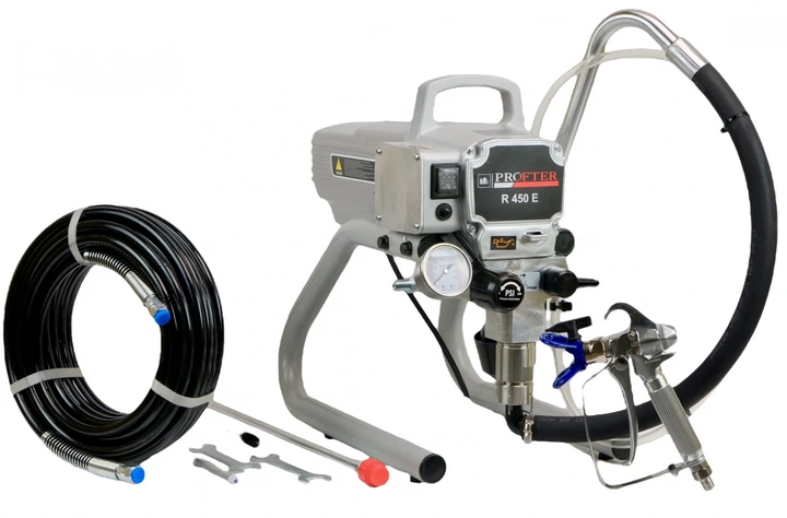 Безвоздушный окрасочный аппарат Profter R-450 E (2.2 л/мин 1700 Вт) - изображение 8