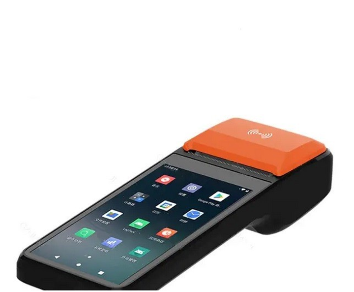 Мобильный сенсорный POS терминал EasyPOS W-CDMA, Терминал на Android 8. ...